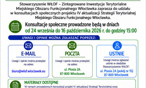 Zdjęcie do Konsultacje społeczne - IV aktualizacja Strategii Terytorialnej