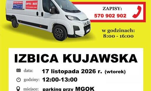 Zdjęcie do OPTO-BUS bezpłatne badanie wzroku
